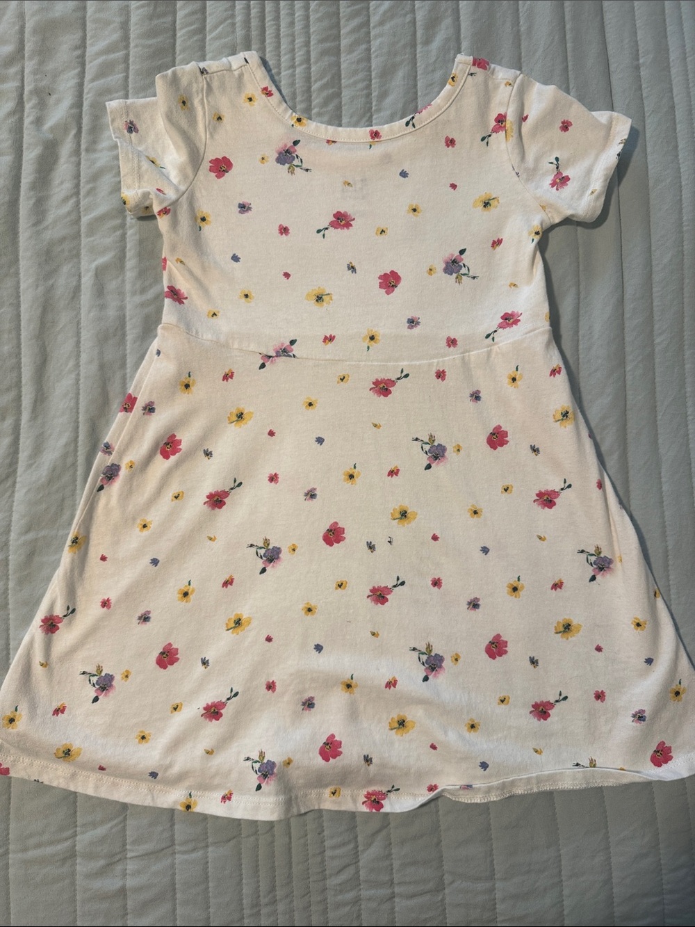 GAP Kids Floral Dress - White